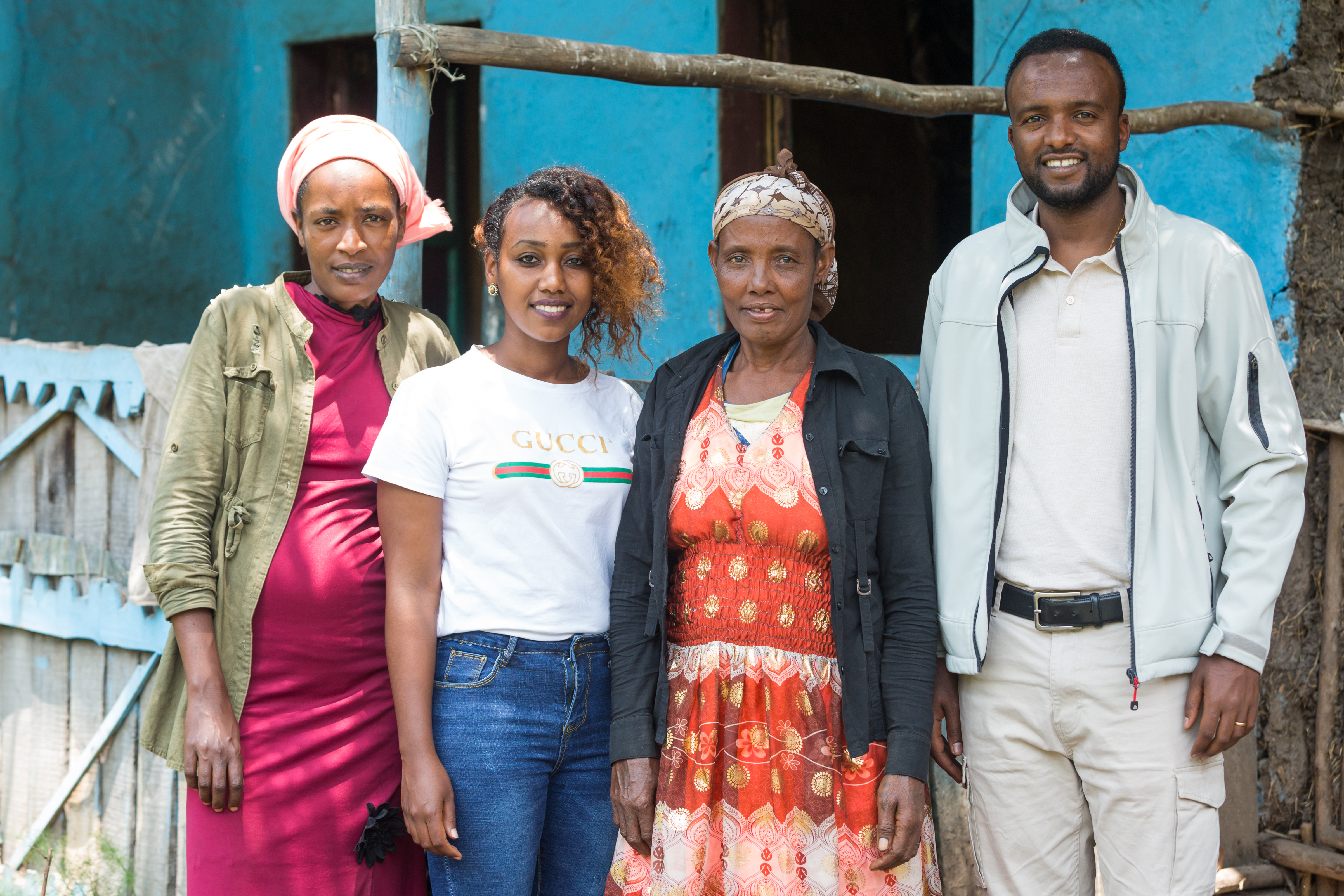 Beneficiaries Buta Jira Village Ethiopia